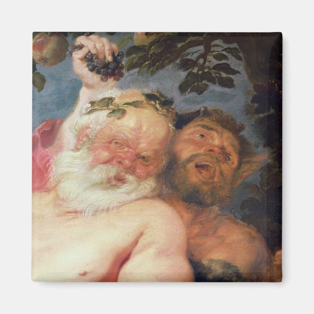 Aimant Silène ivre Soutenu par Satyrs, c.1620 (Devant)