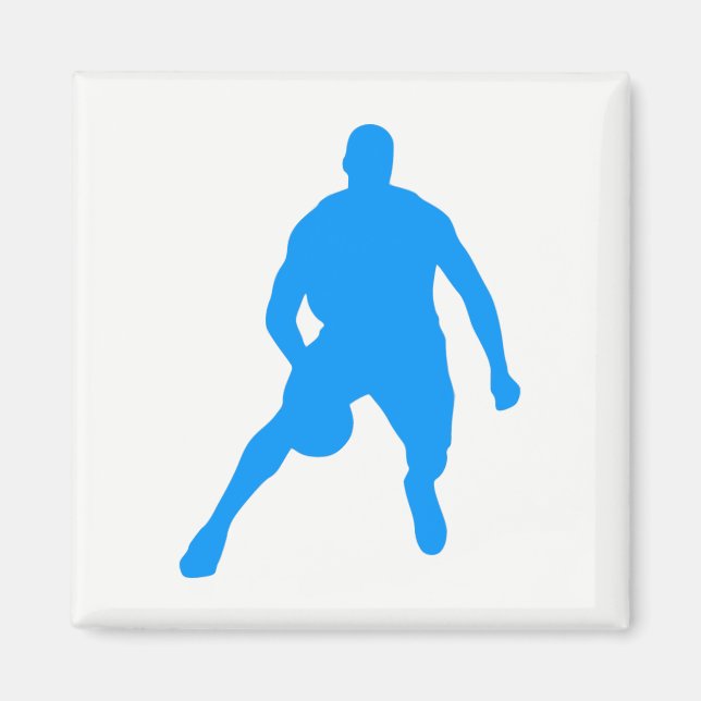 Aimant Silhouette de basket (Devant)