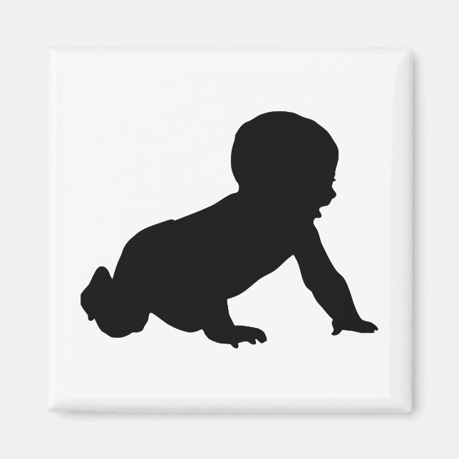 Aimant Silhouette de bébé (Devant)
