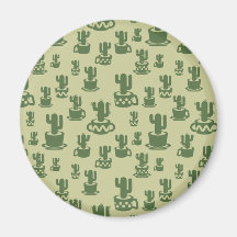 Silhouette de cactus succulent en tasses et pots