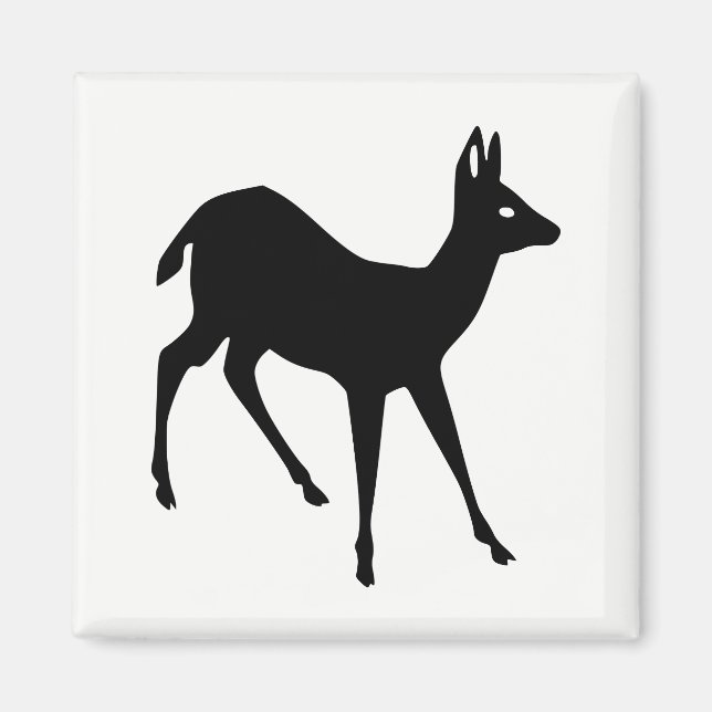 Aimant Silhouette de cerf (Devant)