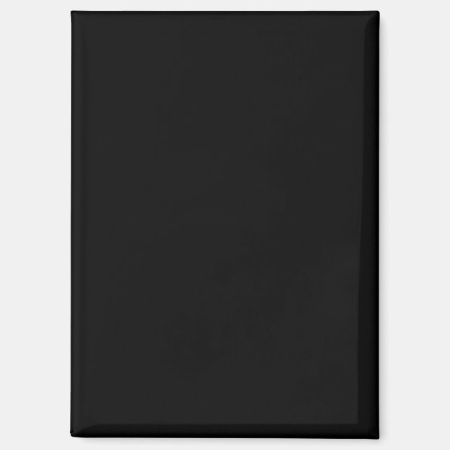 Aimant Silhouette de chat noir minimaliste  (Recto)