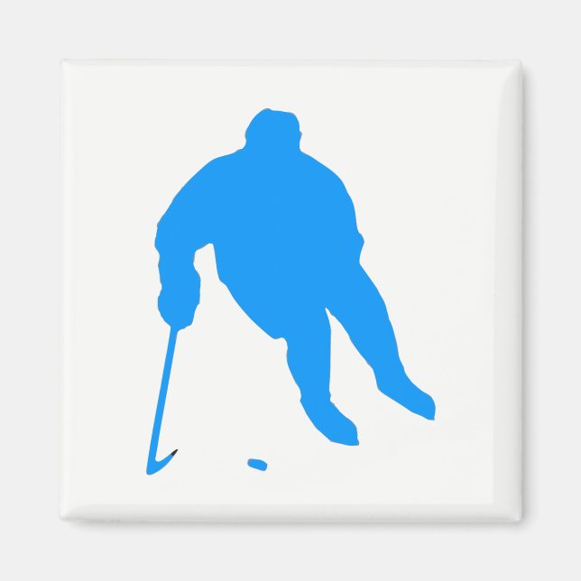 Aimant Silhouette de hockey (Devant)