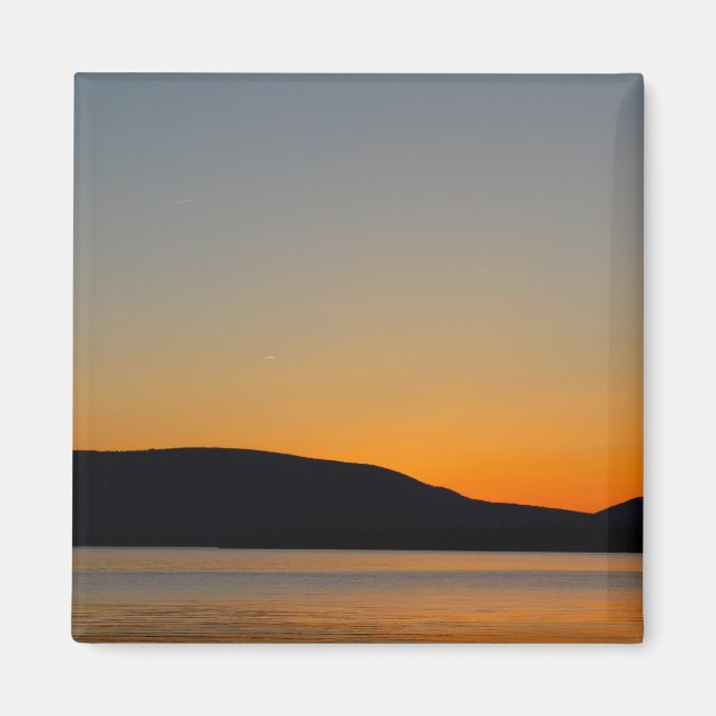 Aimant Silhouette de montagne (Devant)