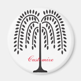 Aimant Silhouette de Willow en pleurs Thunder_Cove