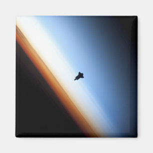 Aimant Silhouette d'effort de navette spatiale