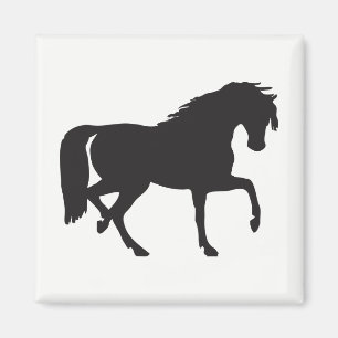 Aimant Silhouette du cheval