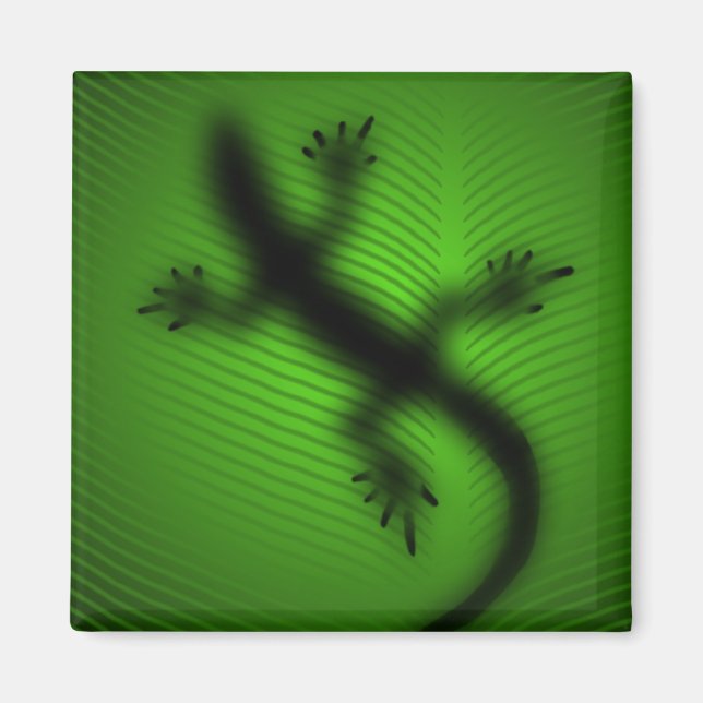 Aimant Silhouette Lizard (Devant)
