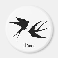 Silhouettes d'oiseaux hirondelles Thunder_Cove