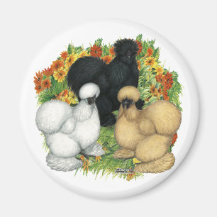 Aimant Silkies du jardin de fleurs