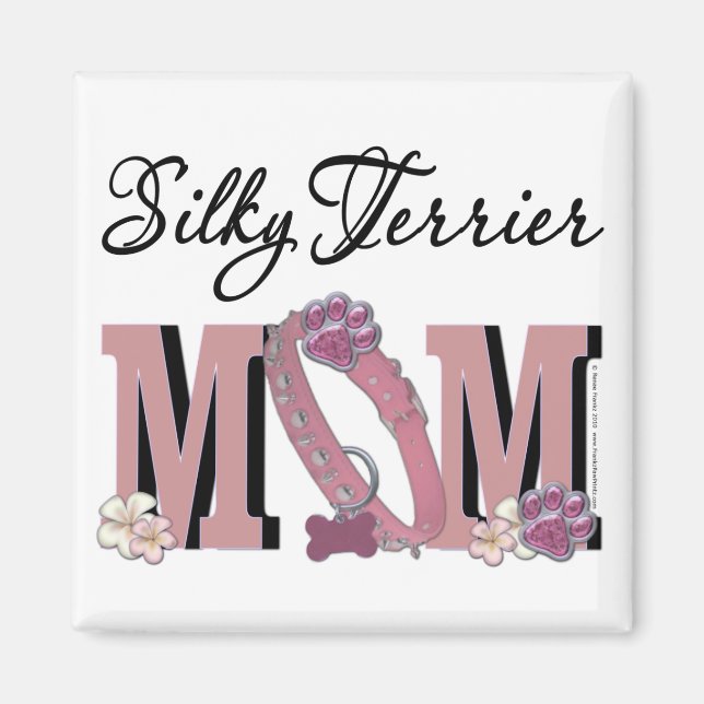Aimant Silky Terrier MOM (Devant)