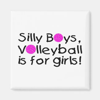 Aimant Silly Boys Volleyball Est Pour Les Filles