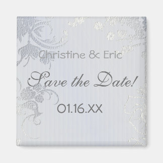 Aimant Silver Glimmer Enregistrer la date