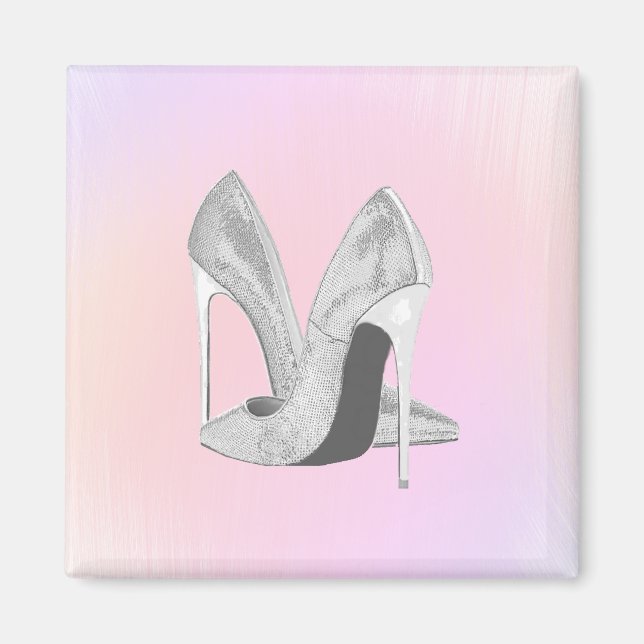 Aimant Silver Heels Pastels (Devant)