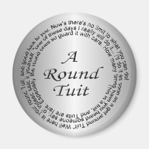 Aimant Silver Round Tuit