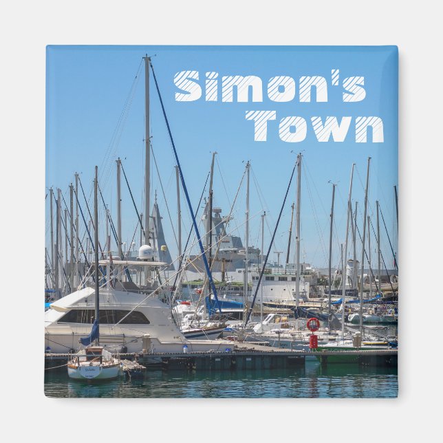Aimant Simon's Town Navy Harbour Afrique du Sud (Devant)