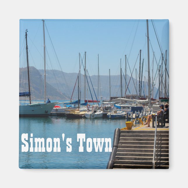 Aimant Simon's Town Navy Harbour Afrique du Sud (Devant)