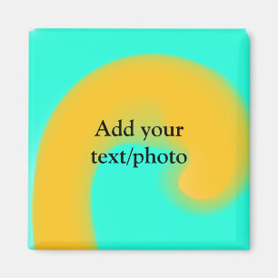 Aimant Simple acrylique pour marbre ajouter votre nom de