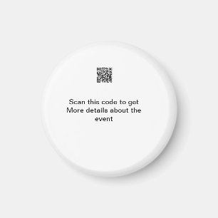 Aimant Simple analyse de code Q R modèle d'événement méti