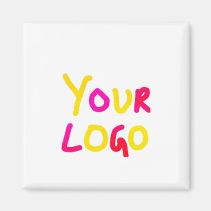 Aimant simple et minimal ajoutez votre logo/votre design 
