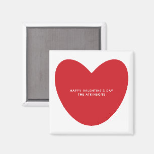 Aimant Simple mignon coeur rouge coutume Saint Valentin