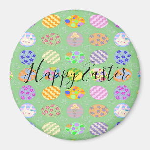 Aimant Simple mignon vert Pâques Classic    RoundMagnet