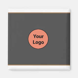 AIMANT SIMPLE MINIMAL AJOUTER VOTRE LOGO TEXTE PERSONNALI