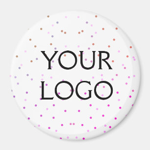 Aimant simple minimal ajoutez votre logo/design ici entre