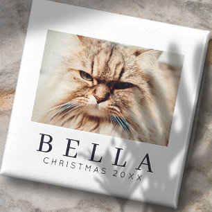 Aimant Simple Moderne Chic Personnalisé Famille Animaux d