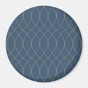 Aimant Simple, moderne, cool, tendance courbe, lignes ond