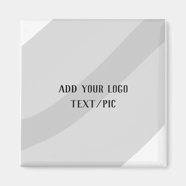 Aimant simple personnalisé minimal ajouter votre logo adr (Devant)