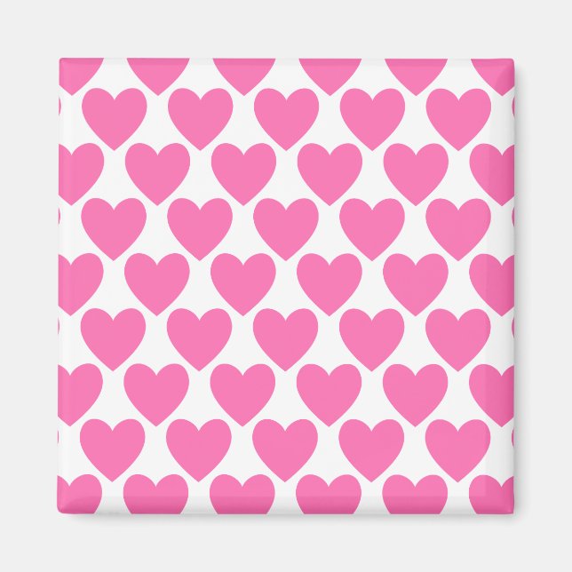 Aimant Simple Pretty Rose Polka Motif fond d'écran (Devant)