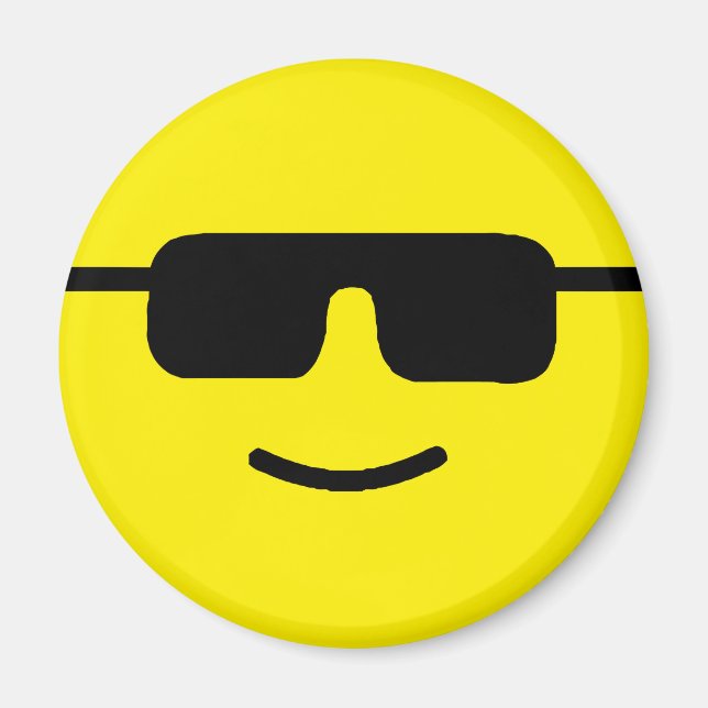 Aimant Simples Cool Taches Jaunes (Devant)