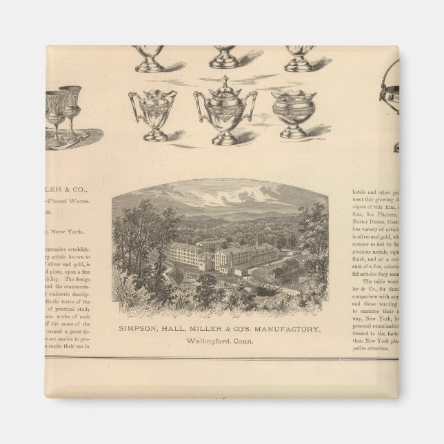 Aimant Simpson, Hall, Miller et Traveler's Company (Devant)