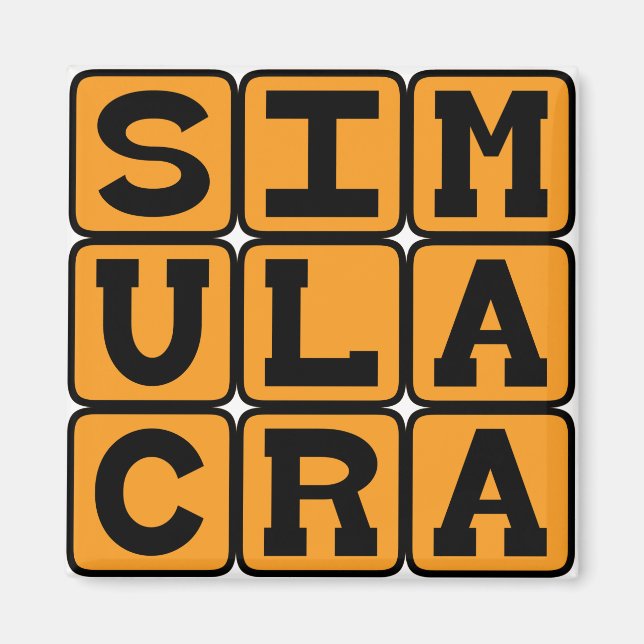 Aimant Simulacres, Représentation de quelque chose (Devant)
