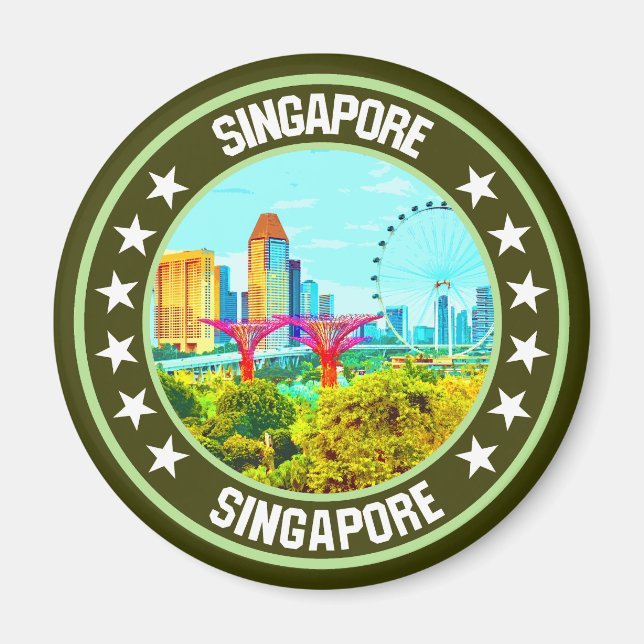 Aimant Singapour (Devant)