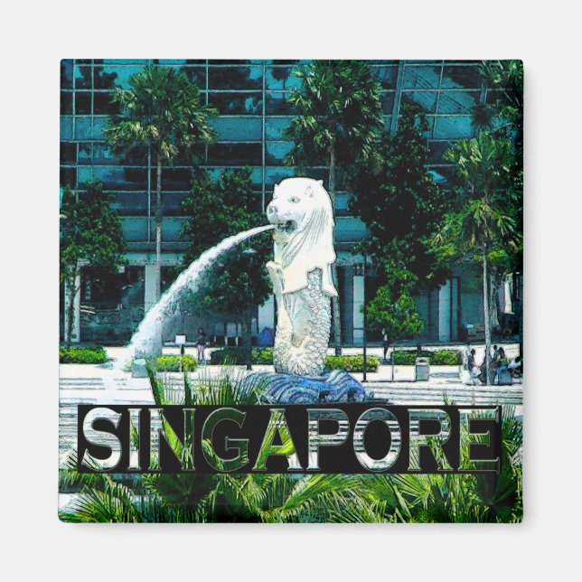 Aimant Singapour (Devant)