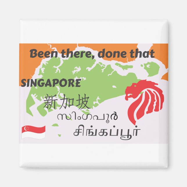 Aimant Singapour 10 (Devant)