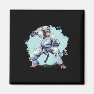 Aimant Singe de karaté Arts martiaux Kickboxing Judo Mma