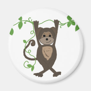 Aimant Singe sur les vignes