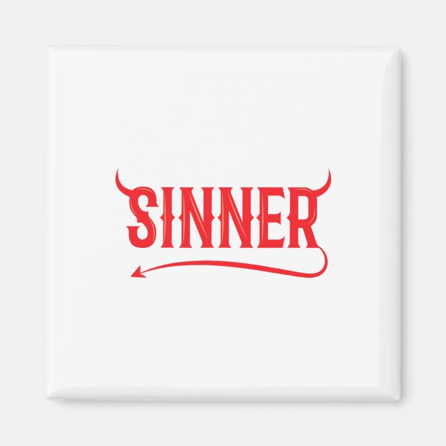 Aimant Sinner Outfit Correspondance Vêtements Couple Cade (Devant)