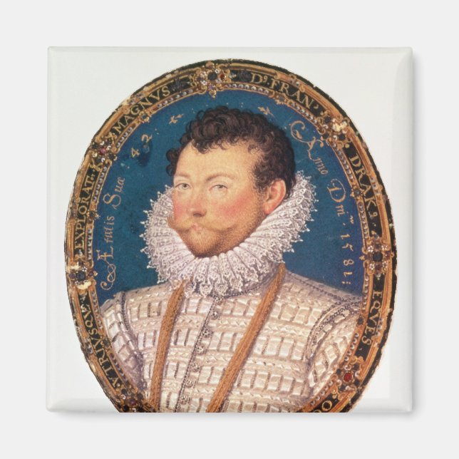 Aimant Sir Francis Drake, 1581 (Devant)