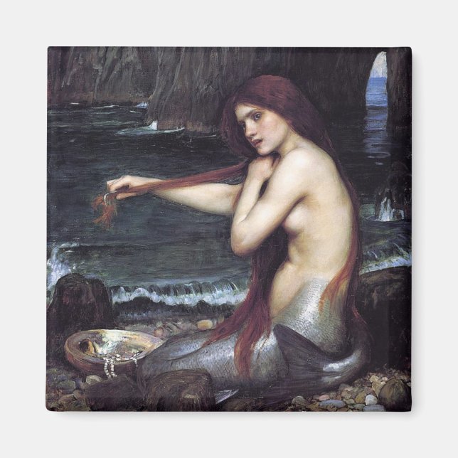 Aimant Sirène sur la plage (Devant)