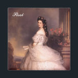 Aimant Sissi<br><div class="desc">Empress Elisabeth d'Autriche - Empress Sissi - peinture</div>