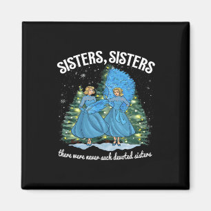 Aimant Sisters Noël blanc Film 1954 Xmas Neige Holid