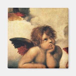 Aimant Sistine Madonna Angels par Raphael Sanzio