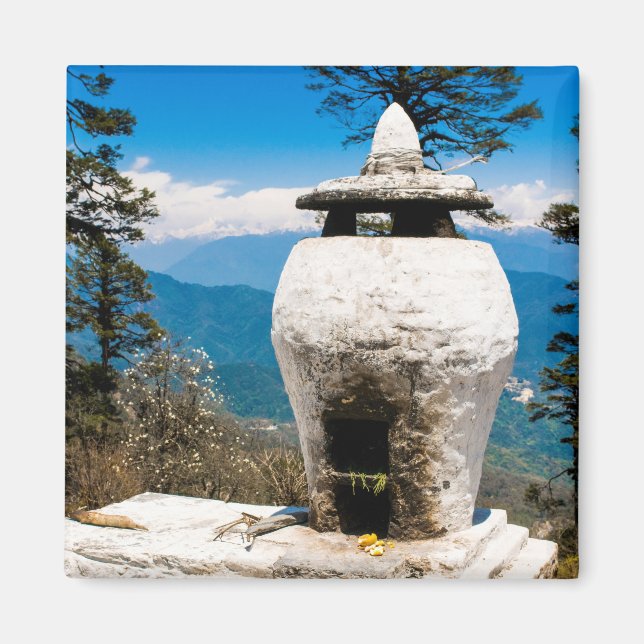 Aimant Site de culte bouddhiste (Devant)