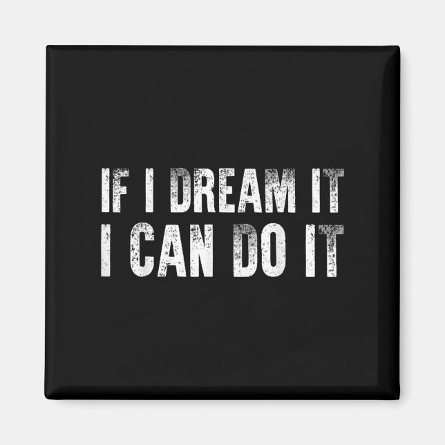 Aimant Sitive Affirmation Success Quote Men Women Teen Bo (Devant)