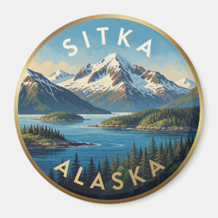 Aimant Sitka Alaska Mont Edgecumbe Voyage