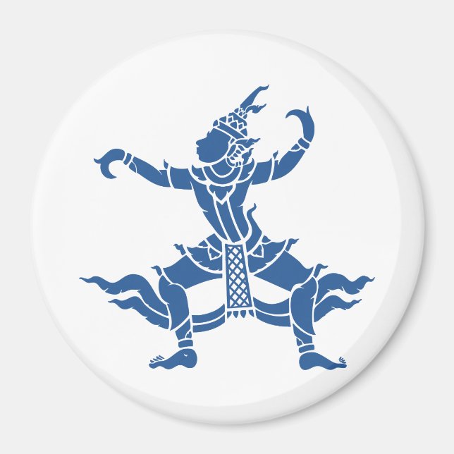 Aimant SIX Danseuse thaïlandaise ⚠ Thaïlande ⚠ (Devant)